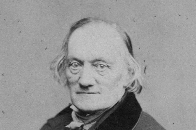 Former Lancaster Royal Grammar School pupil turned British biologist and palaeontologist Sir Richard Owen, pictured in 1875,  is known for coining the word 'dinosauria' from which the term dinosaur derives. As a young man Owen recognised the fossils found at the Jurassic coast shared a number of distinctive features. He said they were terrible lizards.