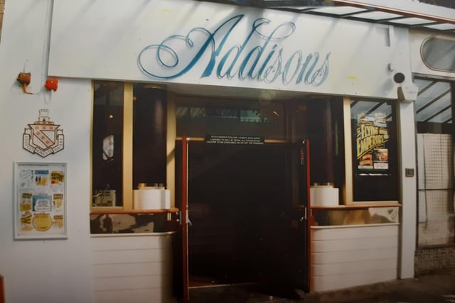 It was £3 to get in Addisons before 10.30pm - these were the doors to memorable nights out in 1995