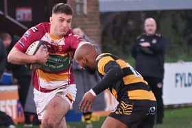 Adam Lanigan has made a successful switch from scrum-half to wing this season Picture: CHRIS FARROW / FYLDE RFC