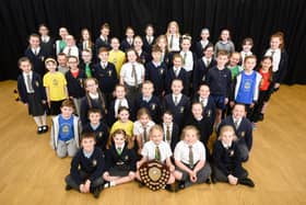 The choir at Anchorsholme Academy have won this year's Choir of the Year competition which was held at the Tower Ballroom
