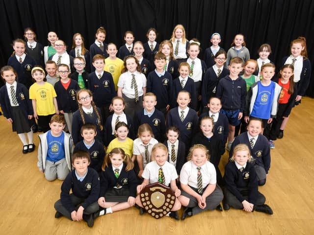 The choir at Anchorsholme Academy have won this year's Choir of the Year competition which was held at the Tower Ballroom