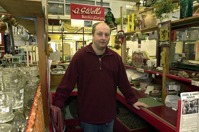 Feature on the proposed closure of St John's Market in Blackpool. Stallholder Glenn Wells, whose family have been in the market for 46 years