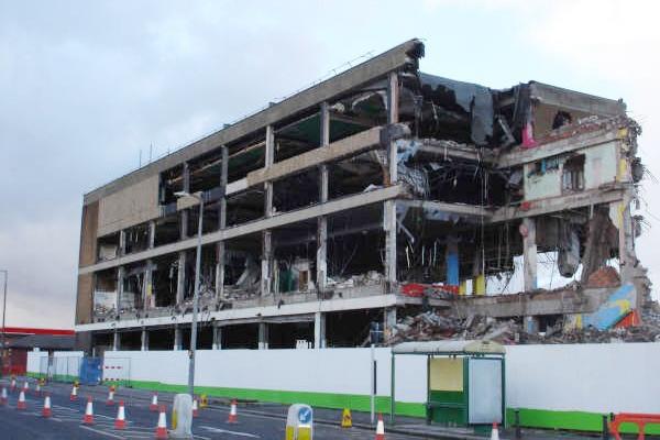 The Mecca building on Central Drive was demolished to make way for the new Blackpool and the Fylde College campus