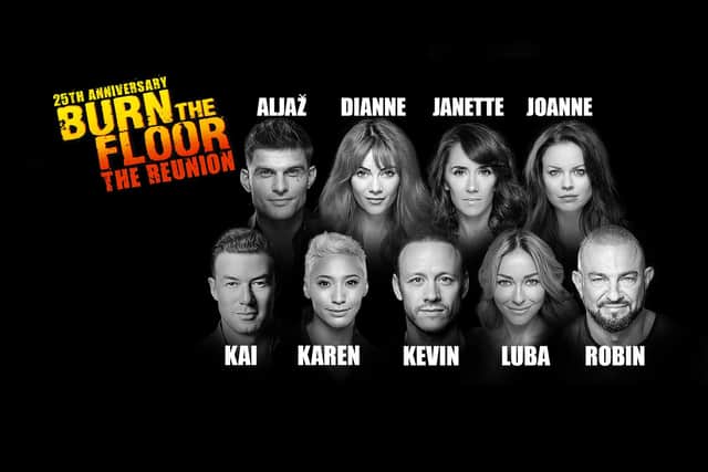 The Burn The Floor 25th anniversary show comes to the Blackpool Winter Gardens on 21st July 2022