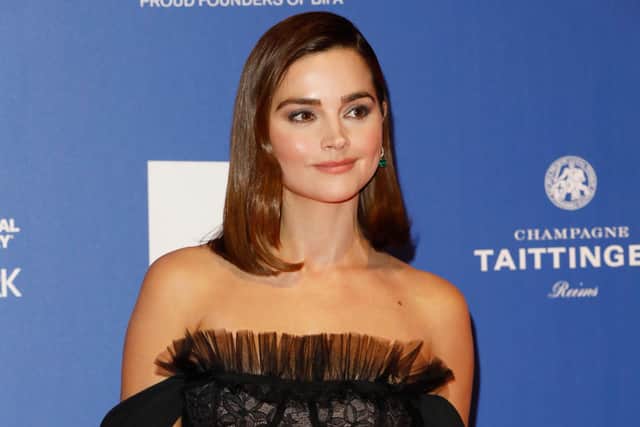 Whilst at Paris Couture Week, Jenna Coleman spoke to Elle about everything fashion related. (Photo by Tristan Fewings/Getty Images)