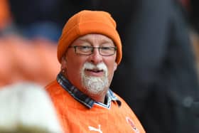 Blackpool fans at Bloomfield Road