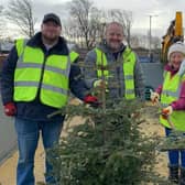 You can get your Christmas tree recycled for a small donation to Trinity Hospice.