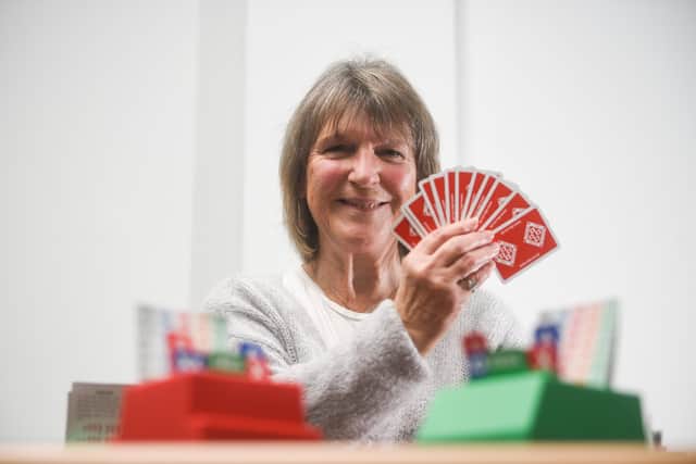 Pictured is Dilys Currie, a committee member at St Annes Bridge Club