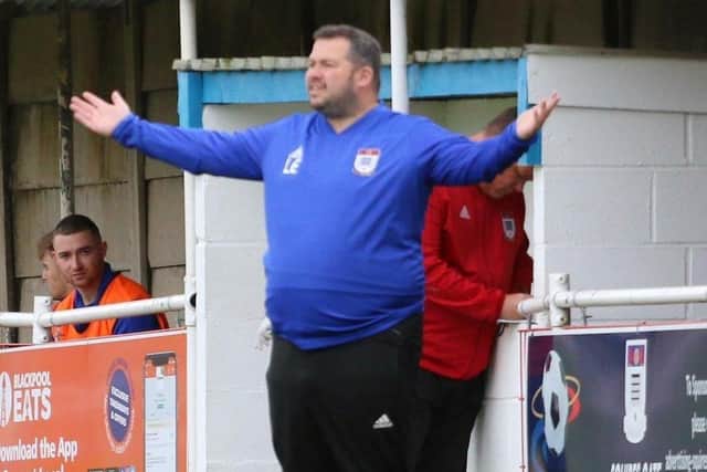 Squires Gate manager Luke Evans