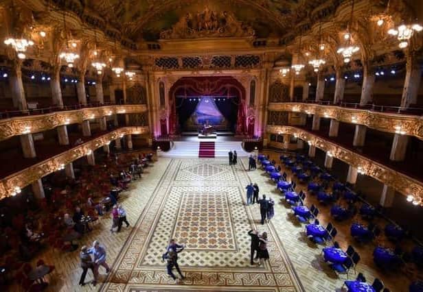 Blackpool's iconic Tower Ballroom will host TV's Strictly Come Dancing on Saturday for the first time in three years.