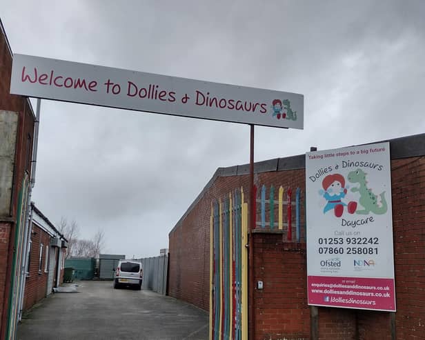 Dollies and Dinosaurs nursery in St Annes, now closed.
