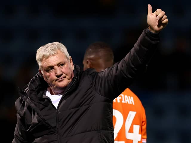 It was good to see Steve Bruce back in the dugout at Gillingham