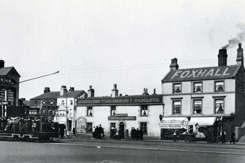 Foxhall Pub on Blackpool Promenade, probably in the early 1920s