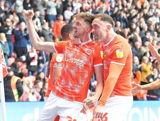 Jake Beesley bagged a brace on his first Blackpool start - and could have even had a hat-trick!