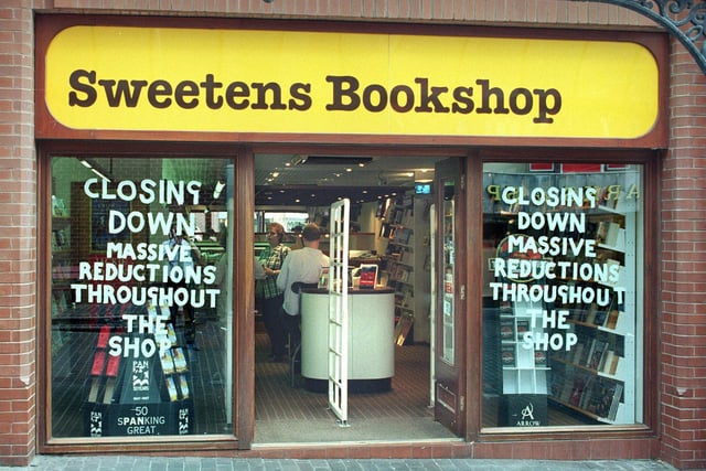 Remember Sweetens Bookshop in the town centre? It closed down in 1997