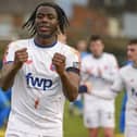 AFC Fylde face Hereford tonight on the back of a victory at Peterborough Sports sealed with two Mo Faal goals  Picture: STEVE MCLELLAN