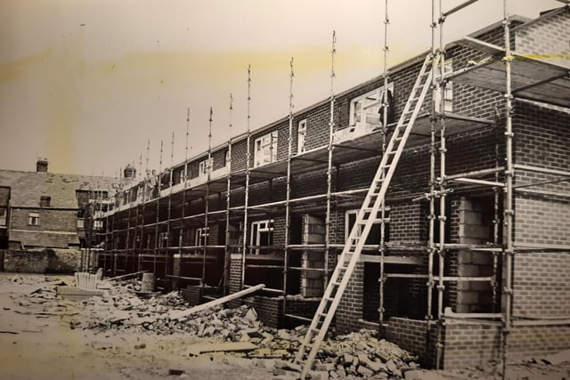 Progress on new properties in Ibbison Street, 1976