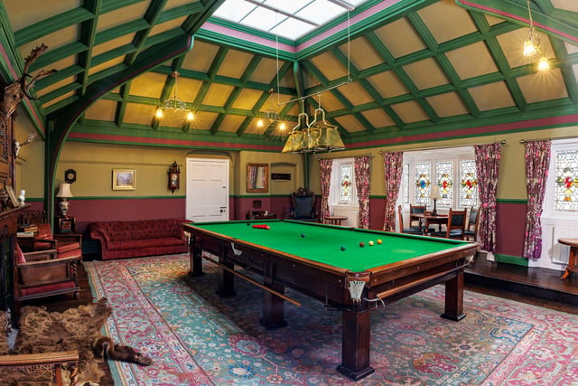 The Hall even includes a snooker room.