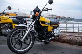 Bikes are often seen lining the seafront at coastal locations
