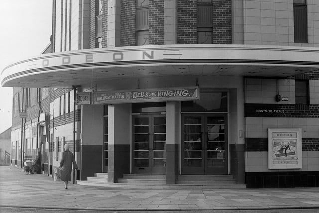 The Odeon Cinema, The Crescent, Cleveleys, in 1960, shortly after it was announced that it would be sold