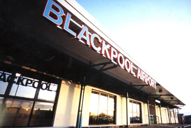 The former terminal building at Blackpool Airport