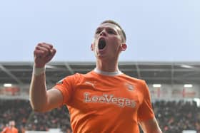 Andy Lyons' first half goal helped the Seasiders on their way to the three points (Photographer Dave Howarth / CameraSport)