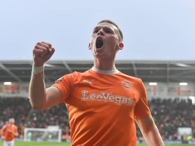 Andy Lyons' first half goal helped the Seasiders on their way to the three points (Photographer Dave Howarth / CameraSport)