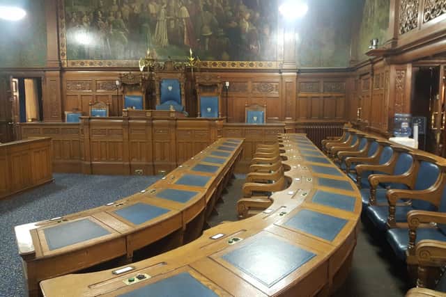 The make up of the council chamber has changed