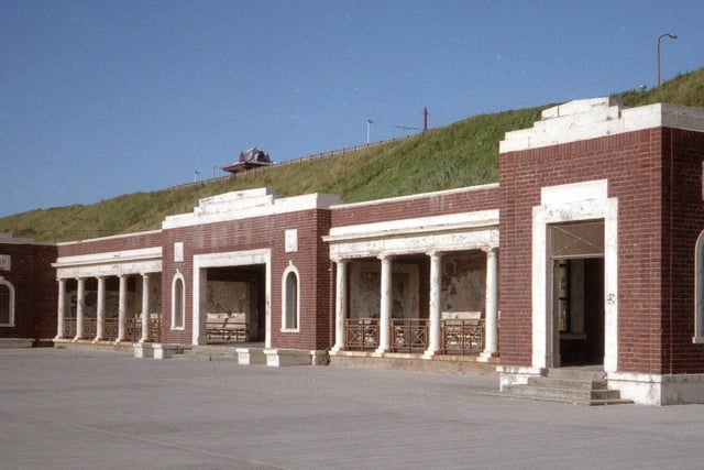 The Art Deco style sun parlour, designed by J C Robinson, and built on the Lower Walk at Bispham is now demolished