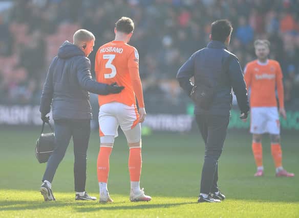 James Husband is among Blackpool's injured players