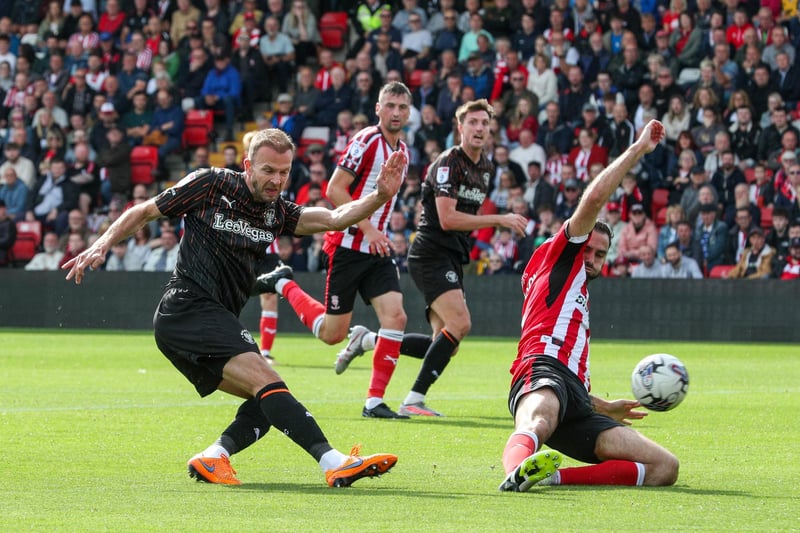 Blackpool had a total of 14 shots in the game at the LNER Stadium- with only three on target (nine off and two blocked). 

Meanwhile, Lincoln had 11 shots, with five on target, two off and four blocked.