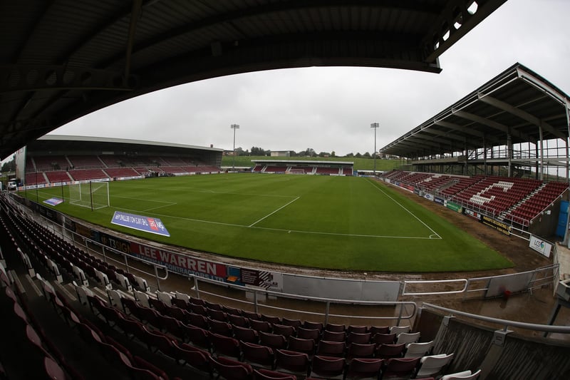 Northampton Town have an average attendance of 6,822 this season, with Sixfields Stadium holding a total capacity of 7,798.
