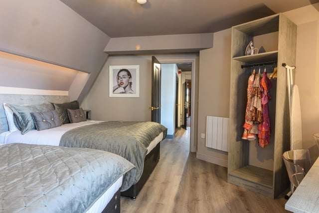 Here's the bedroom of the luxurious Vogue Suite inside The Old Bank Apartments, Talbot Square, Blackpool. Photo: Kelvin Stuttard