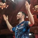 Luke Humphries defeated James Wade in the Betfred World Matchplay at Blackpool's Winter Gardens Picture: Mark Robinson/PDC