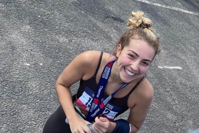 Natalia Cross, from Lytham, ran the Manchester Marathon 2022 for Leukaemia UK in memory of her aunt Michelle Owen