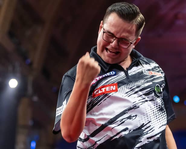 Gian van Veen beat reigning champion Luke Humphries (photo: Taylor Lanning/PDC)