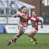 Connor Wilkinson scored Fylde's winning try against Hull  Ionians Picture: DANIEL MARTINO