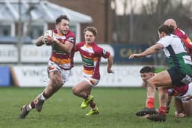 Connor Wilkinson scored Fylde's winning try against Hull  Ionians Picture: DANIEL MARTINO
