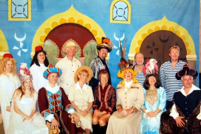 The main characters from Garstang Theatre Group's production of Ali Baba
