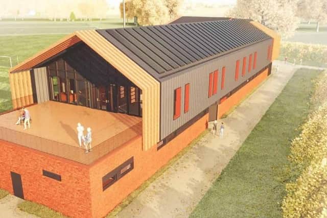 An artist's impression of the proposed training ground (picture from AFL Architects)