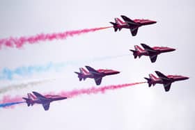 The Red Arrows are set to fly over parts of Lancashire prior to England’s Euro 2024 final against Spain