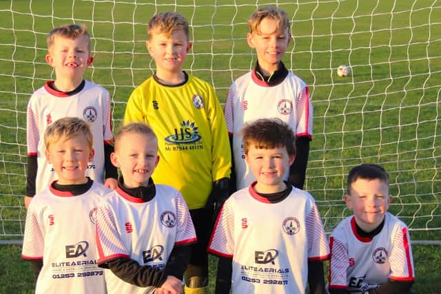 The South Shore Youth Blacks U7s line-up Picture: Karen Tebbutt