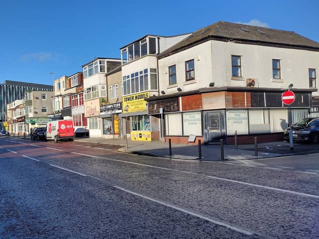 Cookson Street, looking towards the Talbot Gateway.
