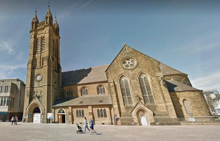 St John's Church takes pride of place in Blackpool town centre. It was built in 1878 to a design by Garlick, Park and Sykes, and replaced a smaller church on the same site from 1821