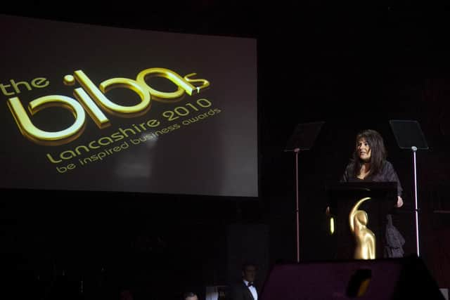 Babs Murphy presenting the BIBAs awards