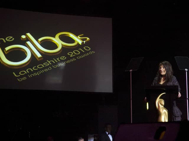 Babs Murphy presenting the BIBAs awards
