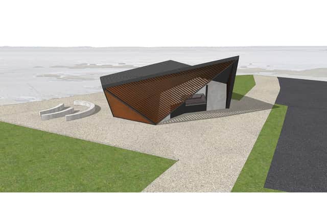 The proposed new refreshment facility at Fairhaven Lake, intended to replace the current ice cream kiosk