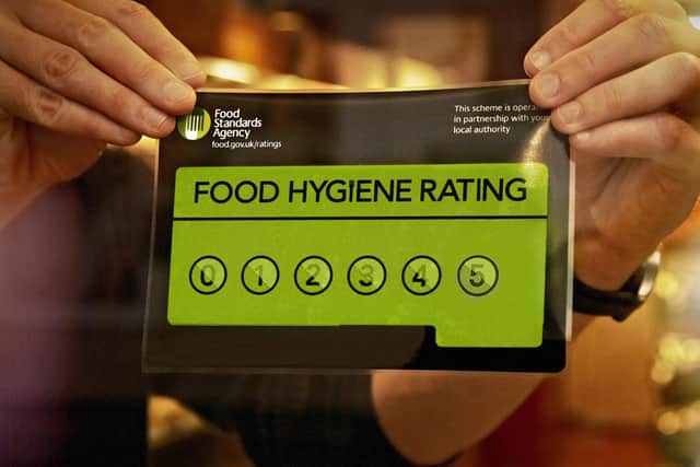 A bar in Blackpool that is popular for its pub grub received a two-star food hygiene rating