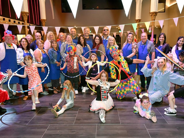 A totalof 39 young carers and their siblings took part in the National Lottery party at Blackpool Tower. Picture: Anthony Devlin