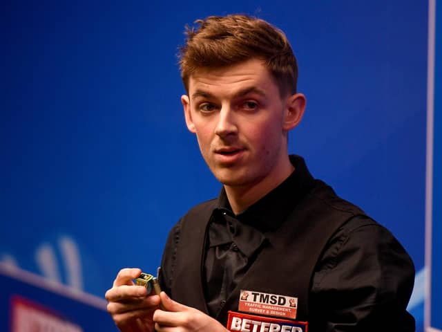 James Cahill enters qualifying for the Cazoo World Snooker Championship on Thursday Picture:George Wood/Getty Images